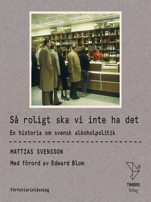 Titeldetaljer för Så roligt ska vi inte ha det av Mattias Svensson - Tillgänglig